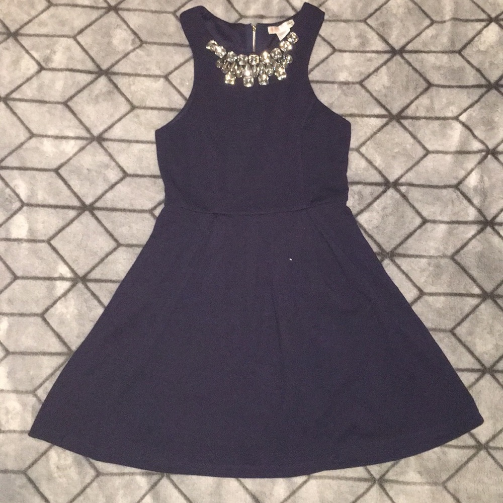 AGACI dress size small dark royal blue